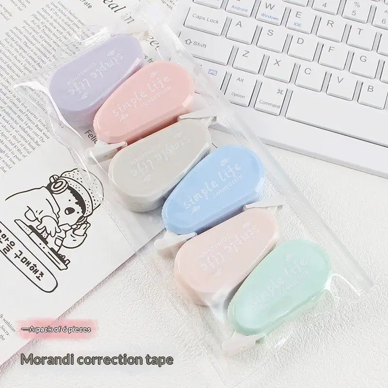Mini Correction Tapes 6-Pack – School & Office Stationery Correction Tape Set Richie's