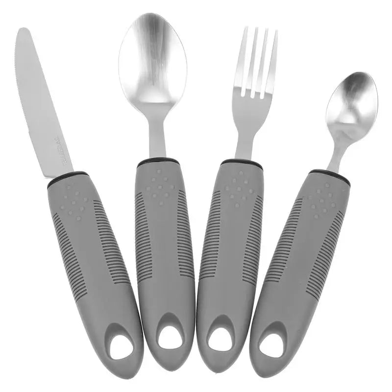 Adaptive Utensils Set – Bendable Spoon, Fork & Knife Kit Adaptive Cutlery Set Richie's
