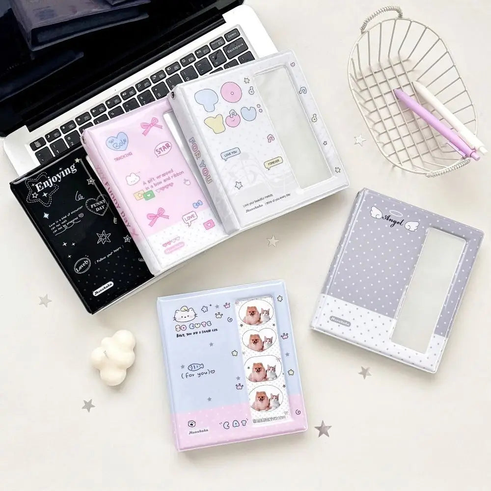 60-Pocket Polka Dot Photocard Holder Album – Card Collection Book Photocard Collection Album Richie's