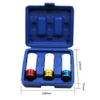 3-Piece Deep Impact Socket Set 17mm 19mm 21mm | 1/2" Drive Impact Socket Set Richie's