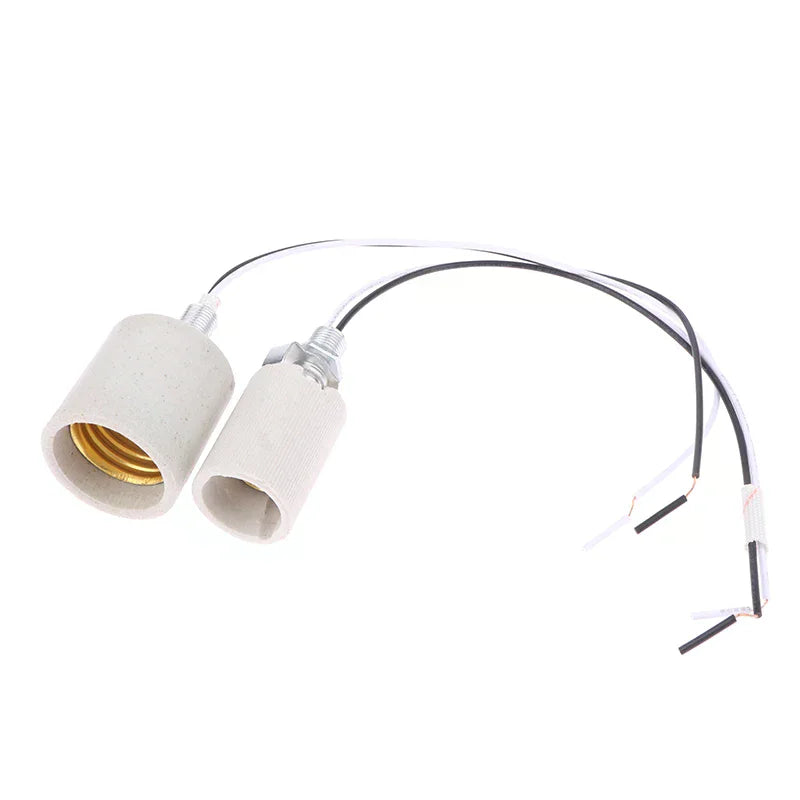 E14/E27 Ceramic Screw Lamp Holder | High-Temp Bulb Socket Ceramic Lamp Holder Richie's