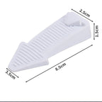 Silicone Self-Adhesive Door Stopper – Nail-Free Floor Mount Door Stopper Richie's White 1pcs