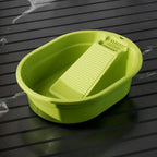 2-in-1 Washboard Basin Large Plastic Laundry Tub Hand Washing Laundry Washboard Tub Richie's C