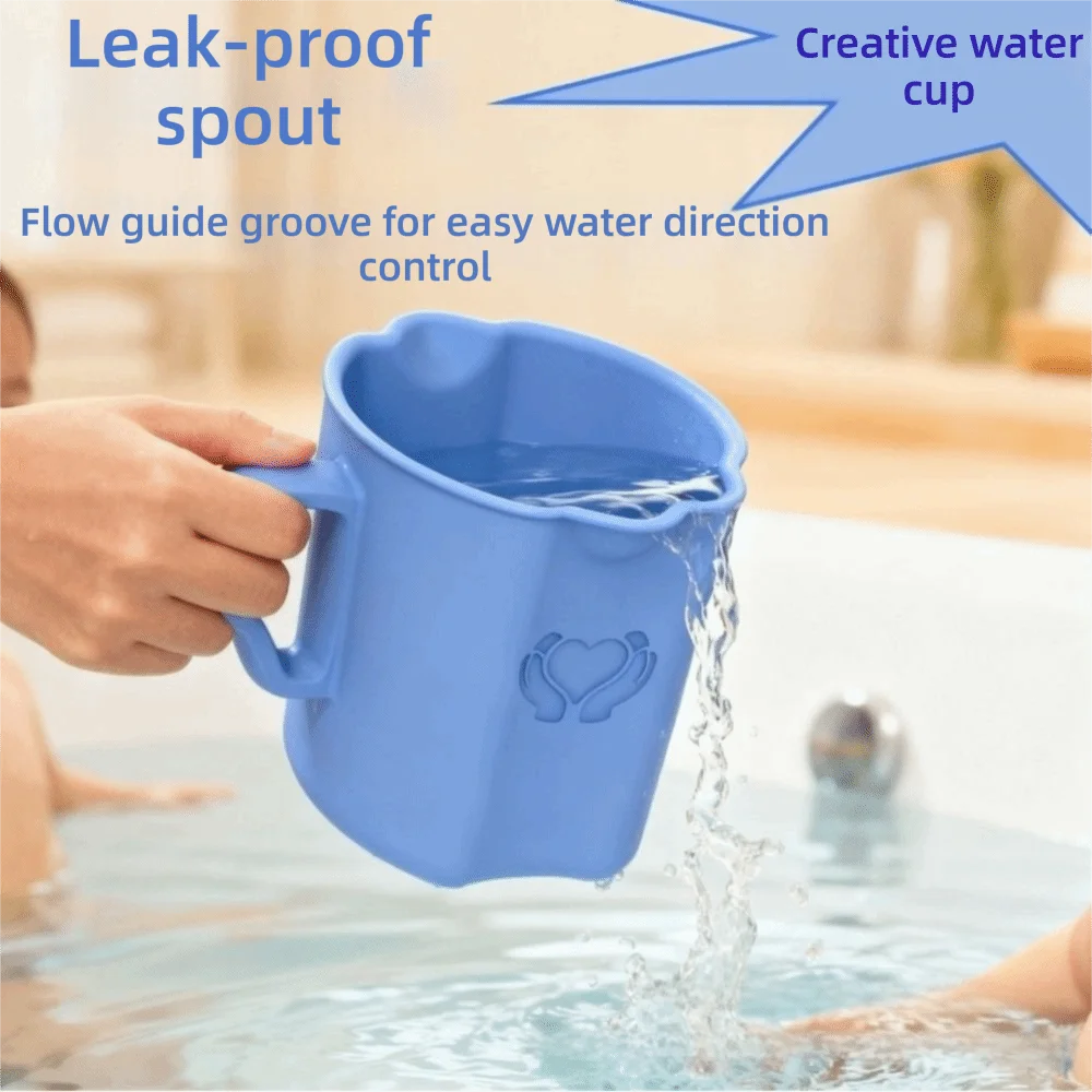 360ml Food-Grade Silicone Baby Bath Cup – Easy Grip Rinser Baby Bath Rinser Richie's
