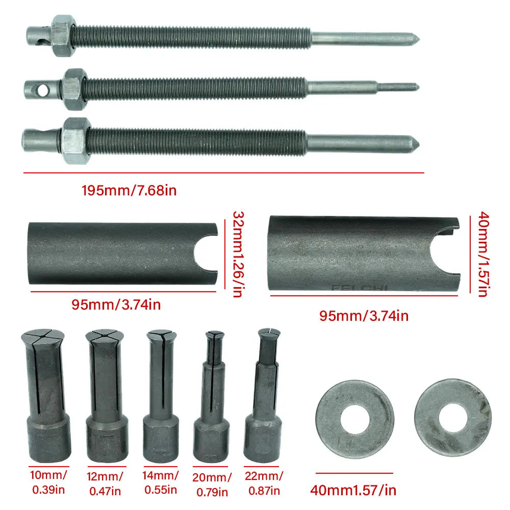 Bike & Motorcycle Bearing Puller Extractor Kit 9–23mm Bearing Extractor Kit Richie's
