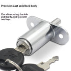 Zinc Alloy Press-Type Sliding Door Lock – Cabinet & Wardrobe Sliding Door Lock Richie's