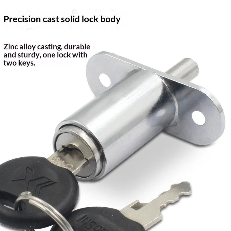Zinc Alloy Press-Type Sliding Door Lock – Cabinet & Wardrobe Sliding Door Lock Richie's
