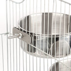Stainless Steel Parrot Feeding Bowl & Bird Cage Water Basin Bird Feeding Bowl Richie's
