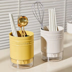 Cylindrical Cutlery & Chopstick Holder with Drain Design Utensil Storage Holder Richie's