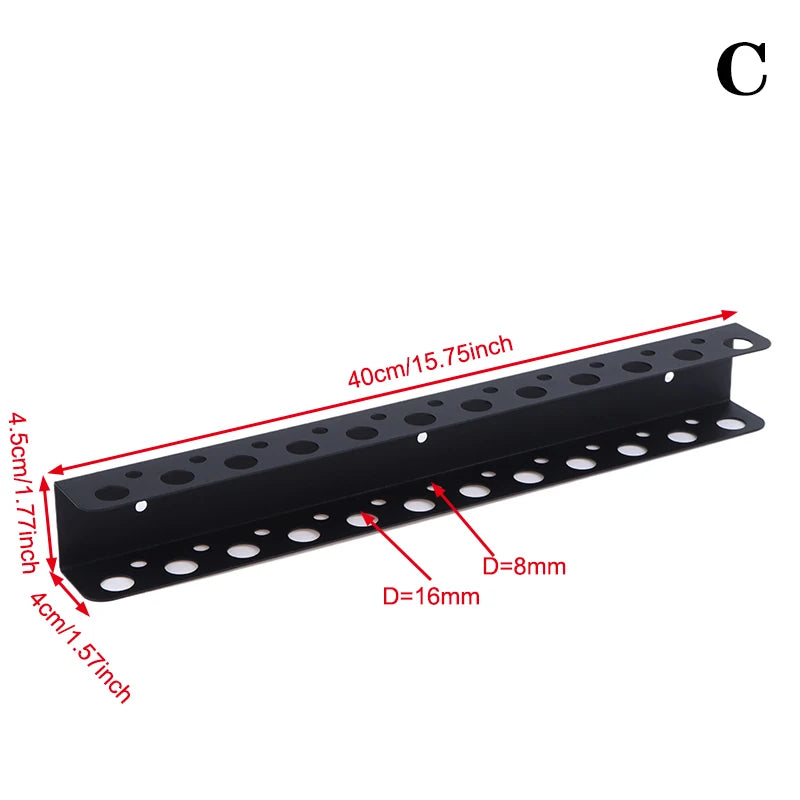 Wall-Mounted Screwdriver Organizer Iron Tool Storage Rack Tool Storage Rack Richie's C