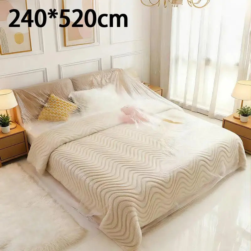 Transparent Waterproof Disposable Mattress Protector Cover Sheet Mattress Protector Richie's one size F