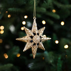 Gold Angel & Snowflake Christmas Tree Hanging Ornaments Christmas Ornaments Richie's star
