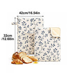 Reusable Beeswax Bread Bag – Organic Linen Sourdough Storage Bread Storage Bag Richie's