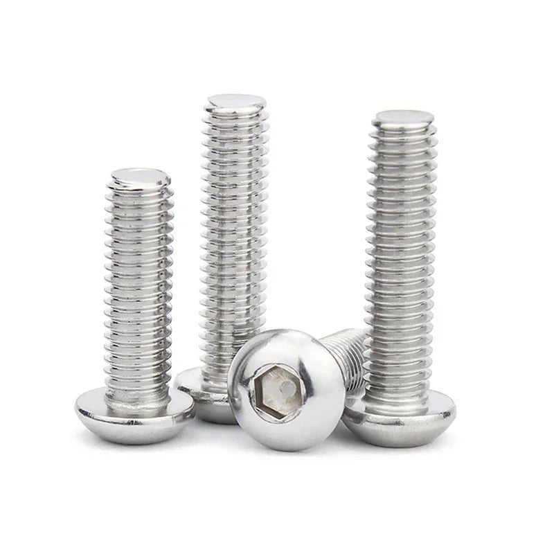 304 Stainless Steel UNC Pan Head Hex Socket Screws | Allen Bolts Hex Socket Screws Richie's
