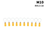 RV5.5 Insulated Ring Crimp Terminals M4–M8 | Marine & RV Wiring Ring Crimp Terminals Richie's RV5.5-10 10pcs