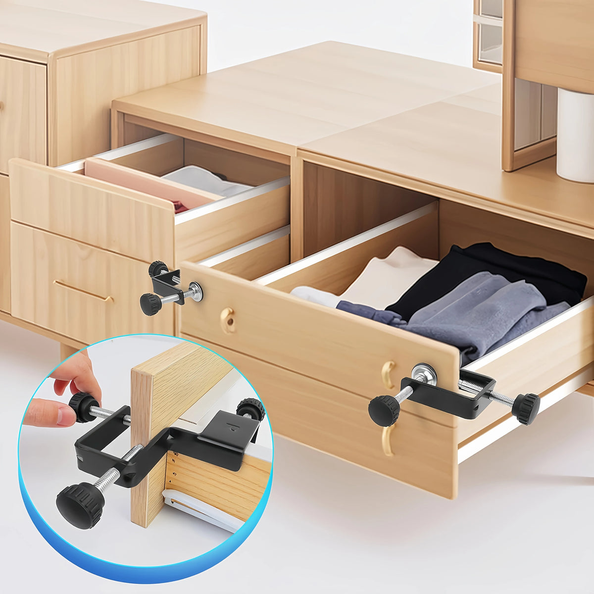 Drawer Front Installation Clamp & Woodworking Positioning Jig Woodworking Positioning Jig Richie's