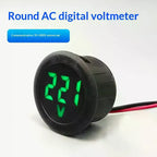 Round LED Digital Voltmeter DC 4-100V – Car Motorcycle Boat RV Digital Voltmeter Richie's