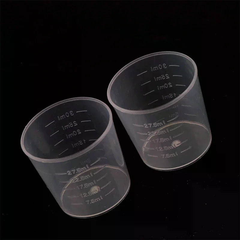 20Pcs 30ml Graduated Plastic Measuring Cups – Epoxy Resin DIY Resin Mixing Cups Richie's