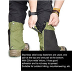 Canvas Hiking Gaiters – Water Resistant Adjustable Ankle Covers Hiking Gaiters Richie's