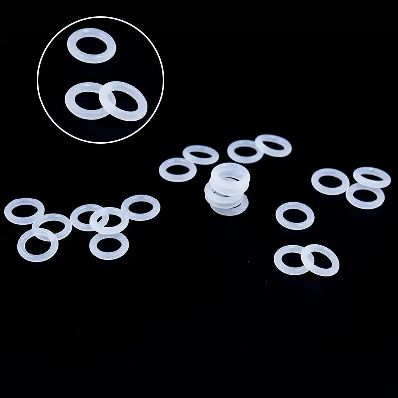 30PCS White VMQ Silicone O-Ring CS1.8mm Gasket Washers Silicone O-Ring Gasket Richie's