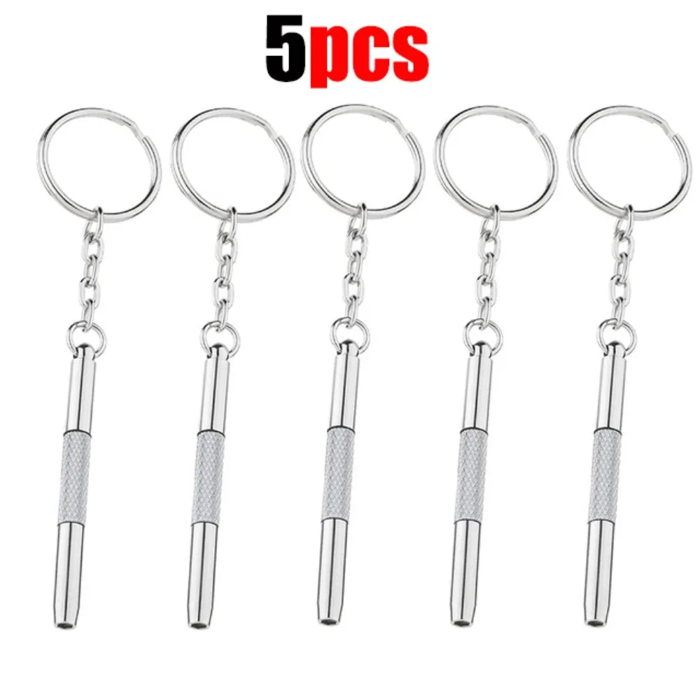 Precision Eyeglass & Watch Repair Screwdriver Kit + Keychain Precision Screwdriver Richie's 5Pcs