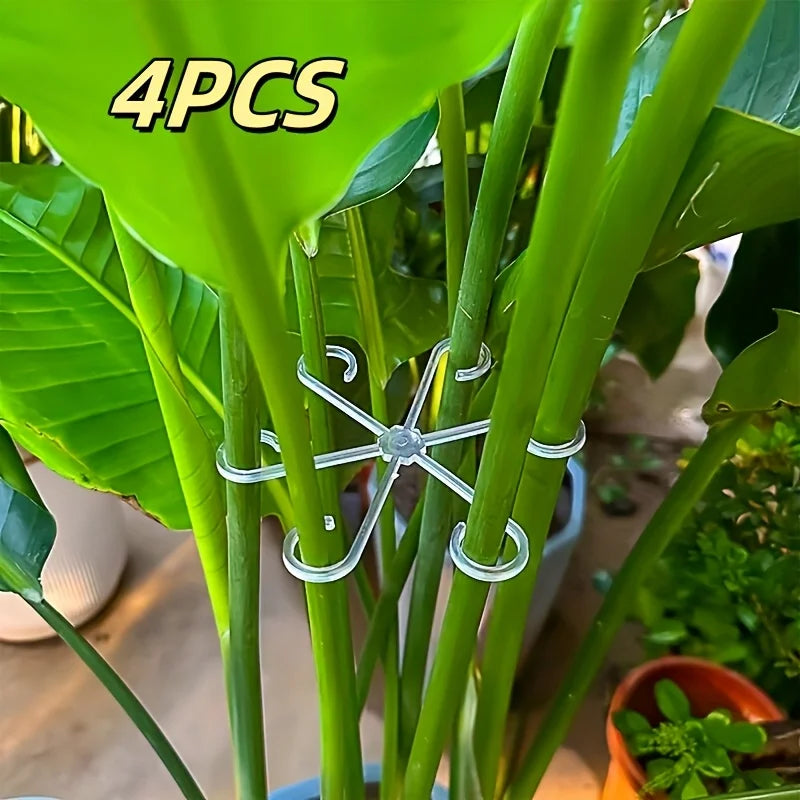 4pcs Plant Support Poles Anti-Toppling Folding Fixator Stakes Plant Support Stakes Richie's