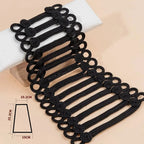 Handmade Gold Cord Baroque Applique Patch – Large Uniform Style Clothing Applique Patch Richie's B Black L