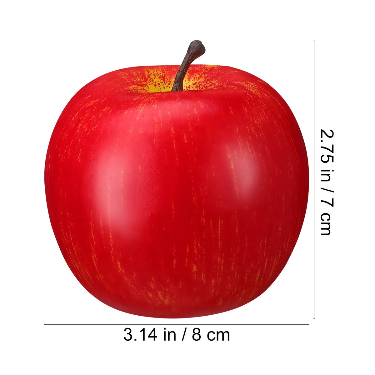 Realistic Red Artificial Apple Foam Prop & Home Decor Ornament Artificial Fruit Decor Richie's Red other