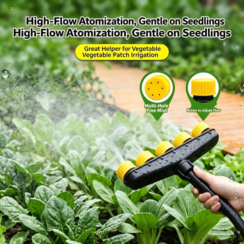 Adjustable Garden Mist Spray Nozzle – Lawn & Farm Irrigation Garden Spray Nozzle Richie's