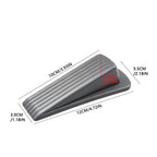 PVC Door Stopper Wedge Non-Slip Anti-Slam Punch-Free Holder Door Stopper Wedge Richie's Grey