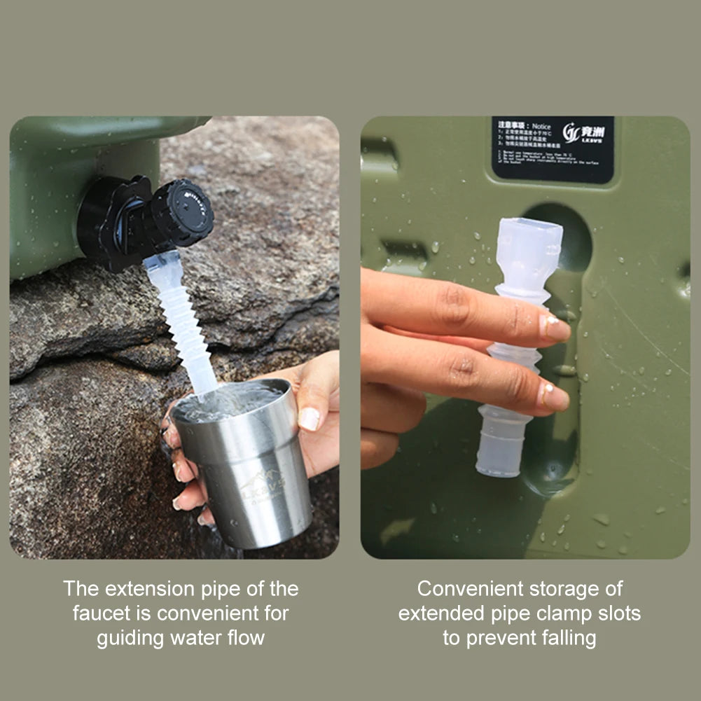 APWIKOGER 12L Portable Camping Water Carrier Tank with Spigot Camping Water Carrier Richie's