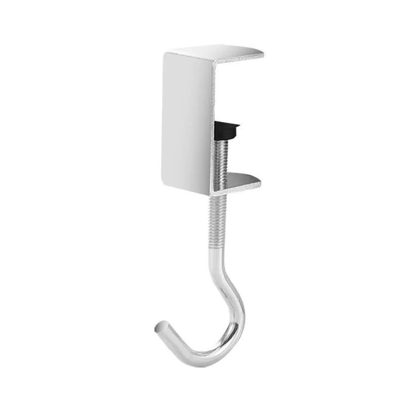 Adjustable No-Drill Table Edge Hooks for Desk – 5/10 Pack Desk Clip Hook Richie's