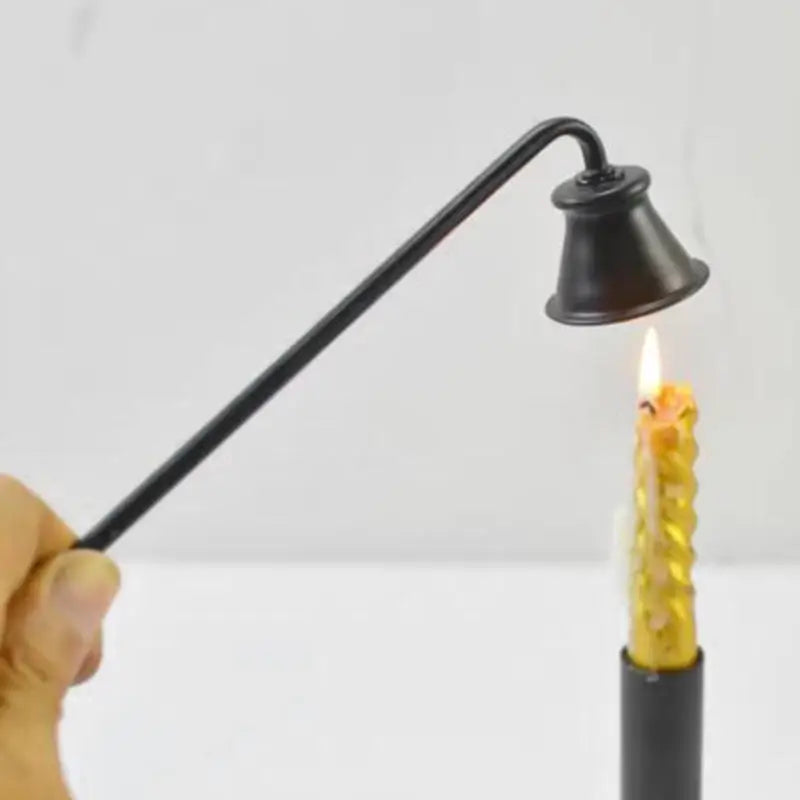 Stainless Steel Candle Snuffer Bell Wick Extinguisher | Gold Black Silver Candle Snuffer Richie's