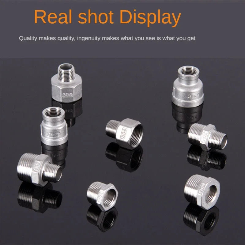 1/2" 304 Stainless Steel Pipe Fittings – Tee, Elbow & Connector Pipe Fitting Richie's