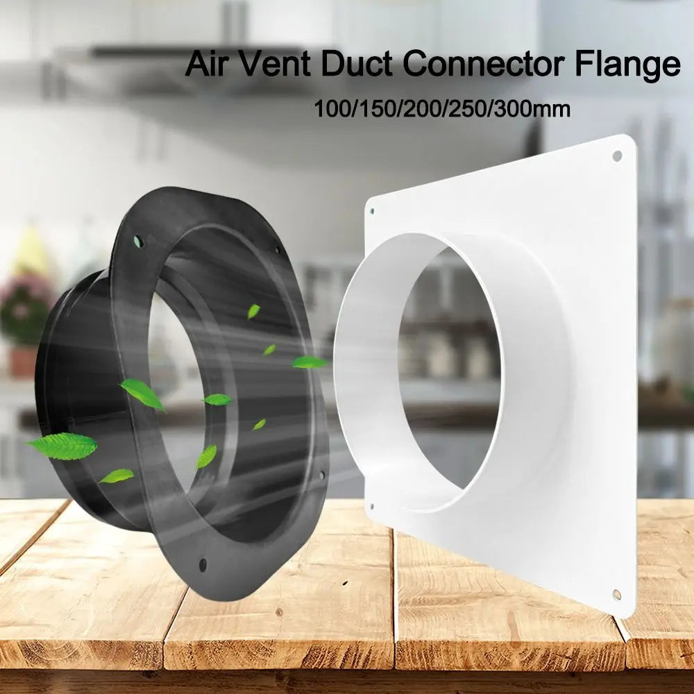 Plastic Vent Pipe Adapter Flange Connector | Wall-Mount Ducting Vent Pipe Adapter Richie's