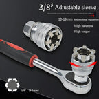 Adjustable Universal Socket Wrench 10mm–19mm | Multi-Fit Tool Socket Wrench Tool Richie's