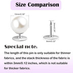 Imitation Pearl Snap Buttons No-Sew Detachable 10/20/30 Pcs Sewing Buttons Richie's