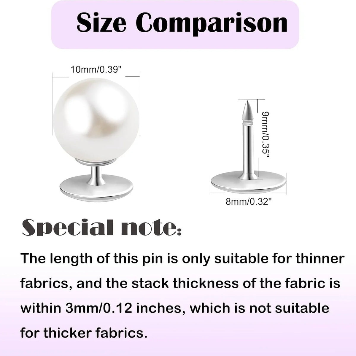 Imitation Pearl Snap Buttons No-Sew Detachable 10/20/30 Pcs Sewing Buttons Richie's