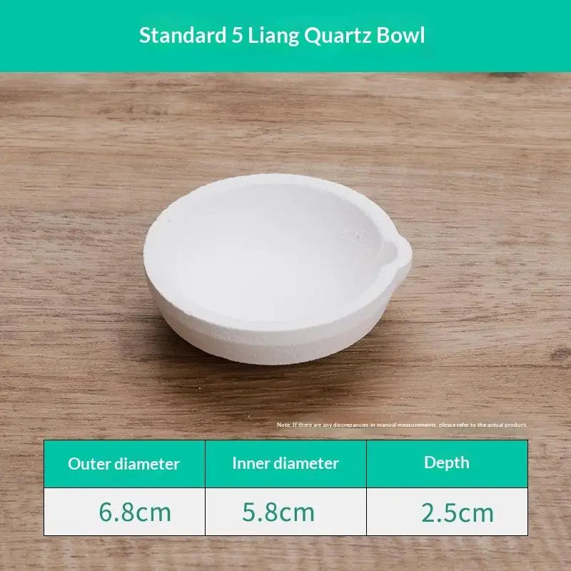 Quartz Crucible 100g–5000g | Gold Silver Platinum Melting Tool Melting Crucible Richie's A2