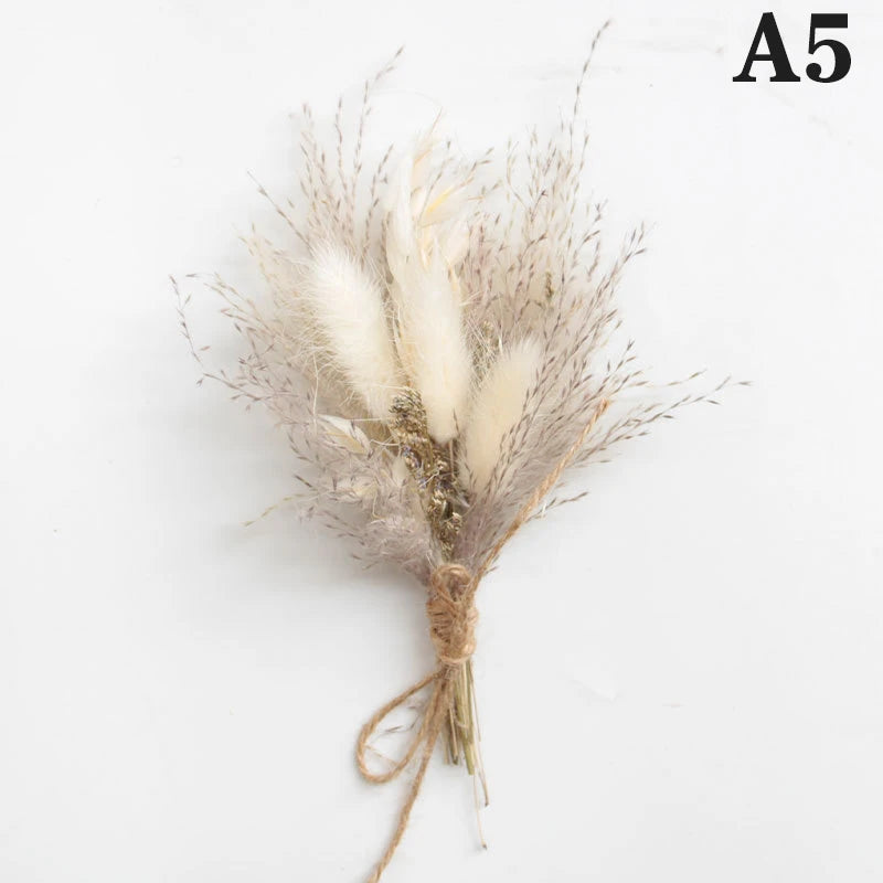Mini Dried Flower Bouquet – Natural Baby's Breath Home Decor Dried Flower Bouquet Richie's A5