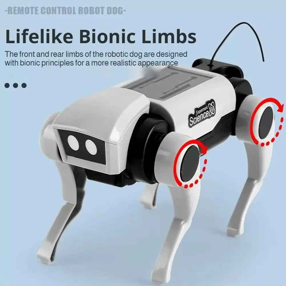 Robot Dog Toy – RC Interactive STEM Pet with LED Eyes for Kids RC Robot Dog Toy Richie's