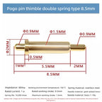 DIP SMD Double Spring PCB Pogo Pin Connectors 20/50/100 Pcs