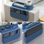 Silicone Sofa Cup Holder Non-Slip Armrest Tray with Side Pocket Sofa Armrest Tray Richie's