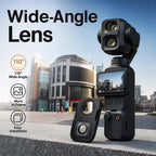 DJI Osmo Pocket 4 Pro 110° Wide Angle Lens – Optical Glass Camera Lens Attachment Richie's