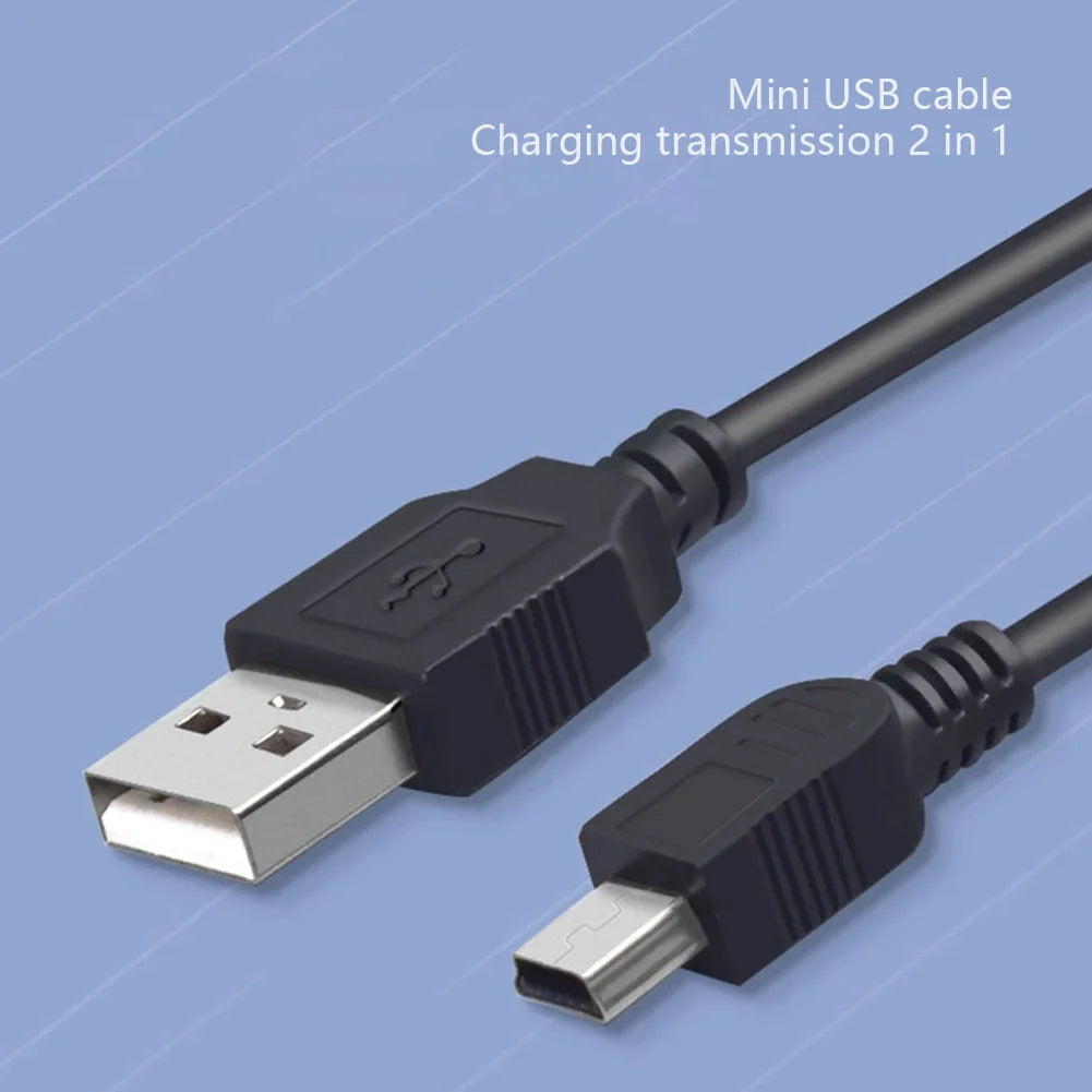 USB 2.0 to Mini USB Cable 5-Pin | 0.5M & 0.8M Data Sync USB Data Cable Richie's