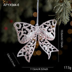 Glitter Pink Christmas Ornaments – Angel, Snowflake & Bell Christmas Ornament Richie's F