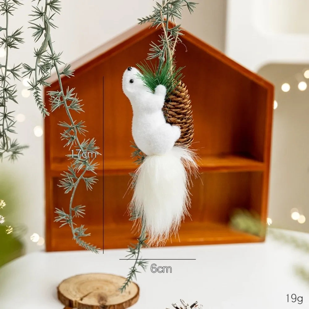 Foam Christmas Squirrel Ornament – Holiday Tree Pendant Decor Christmas Ornament Richie's 12