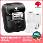 Phomemo M110 Bluetooth Thermal Label Maker | Portable Mini Printer Thermal Label Printer Richie's BK-3 rolls