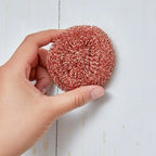 Copper Wire Pot Scrubbers Non-Scratch Dish Brush Set of 2 Kitchen Scrubber Brush Richie's