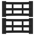 2Pcs Elastic Car Trunk Organizer Straps – Cargo Fixing Belts Car Trunk Organizer Richie's Black 2pcs